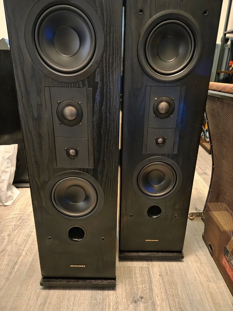 Marantz 74DS660 Floorstanding speakers (uiterst zeldzaam), Vloerstaande luidspreker, Gebruikt, 120 tot 150 watt, Basreflex