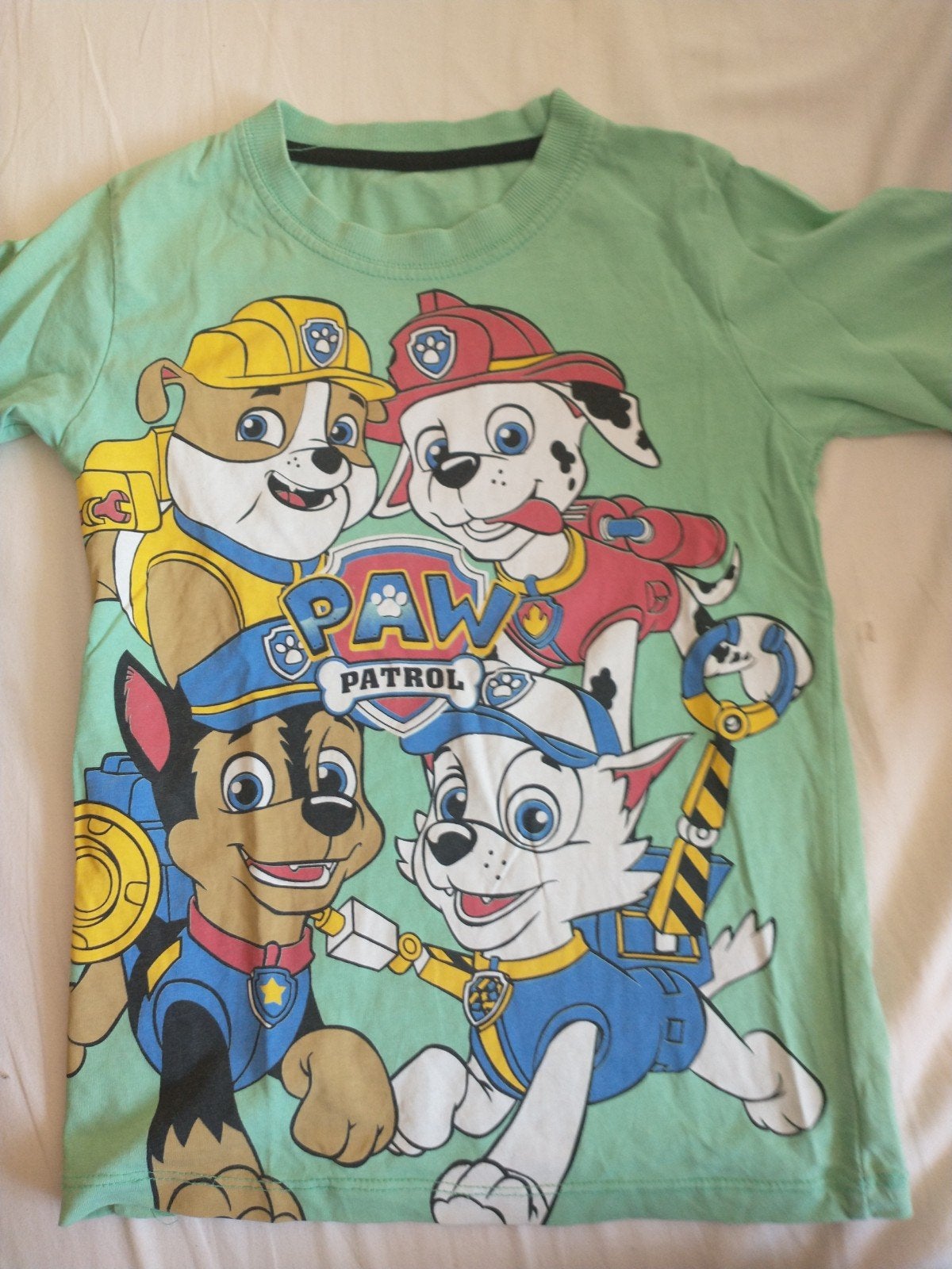 paw patrol shirt maat 128, Ophalen of Verzenden, Gebruikt, Jongen of Meisje, Shirt of Longsleeve
