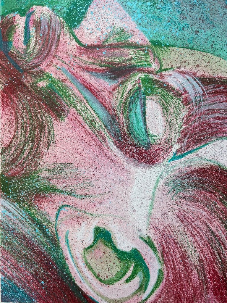 Zeefdruk Antoine Roosenboom  ZOMEROPRUIMING, Antiek en Kunst, Gesigneerd, Verzenden, Zeefdruk