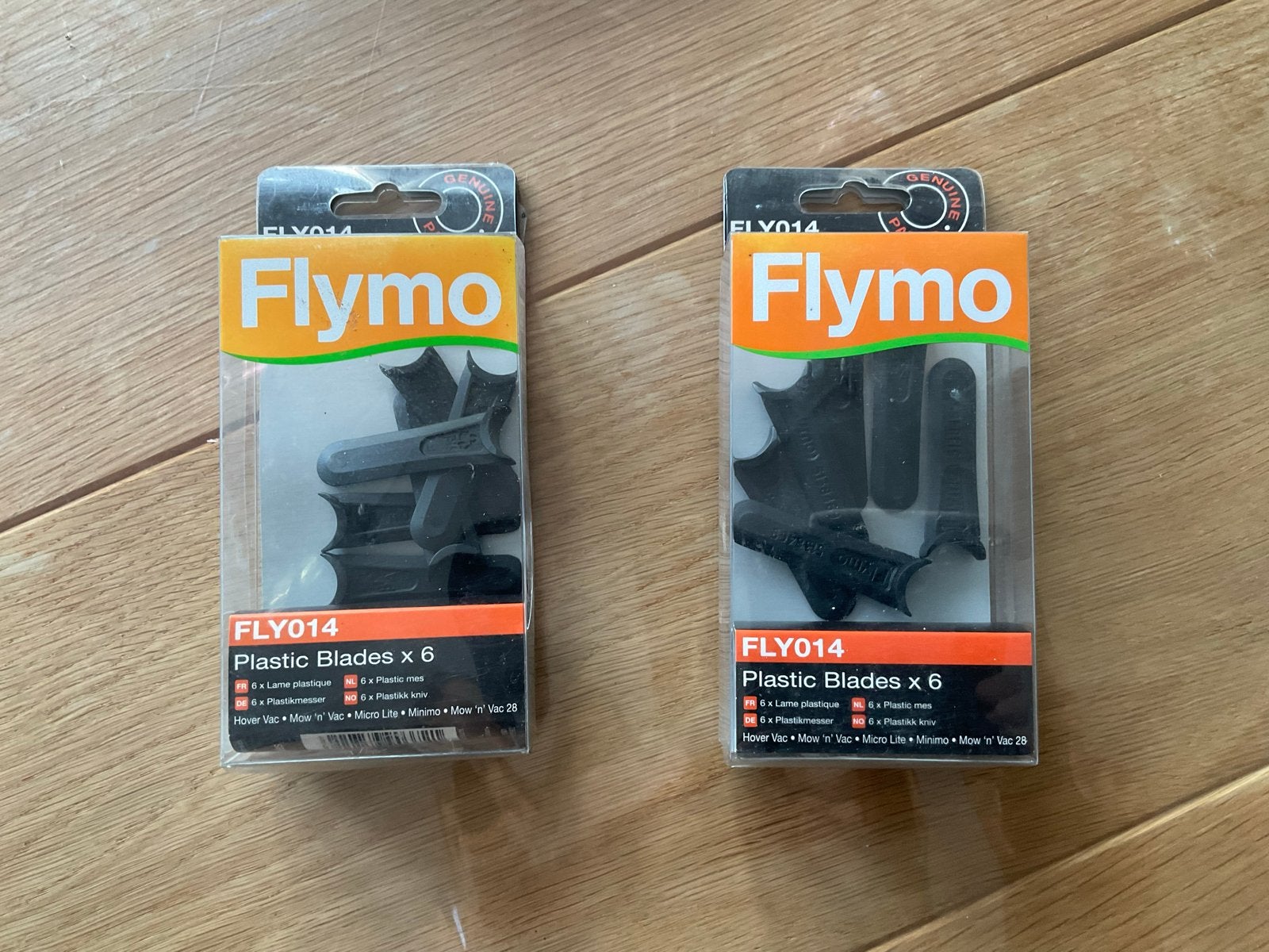Flymo Zweefmaaier Plastic Blades FLY014 (2x6 stuks), Zweefmaaier, Ophalen of Verzenden, Nieuw, Minder dan 30 cm