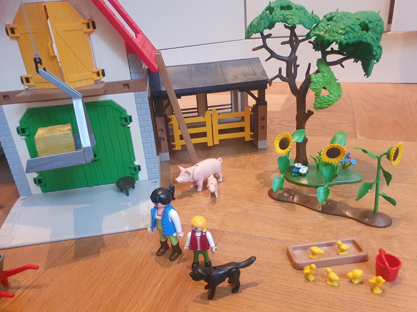 playmobil boerderij en traktor, Gebruikt, Complete set, Overige typen, Ophalen of Verzenden