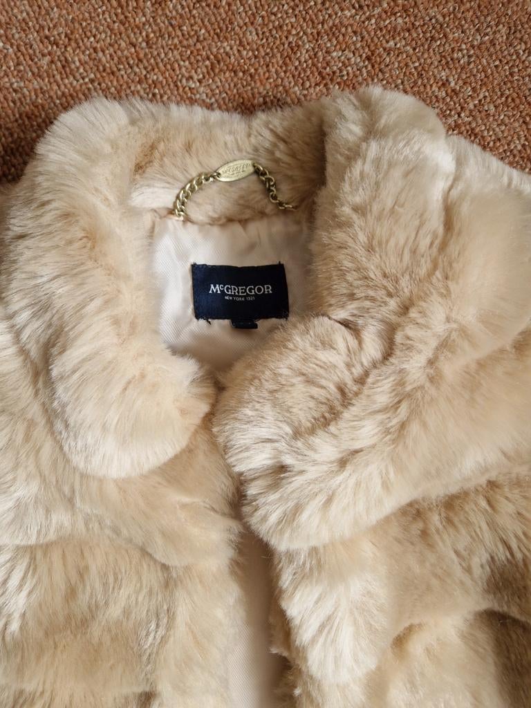 McGregor Faux Fur Bodywarmer - Crème, Maat 38/40 (M), McGregor, Beige, Ophalen of Verzenden