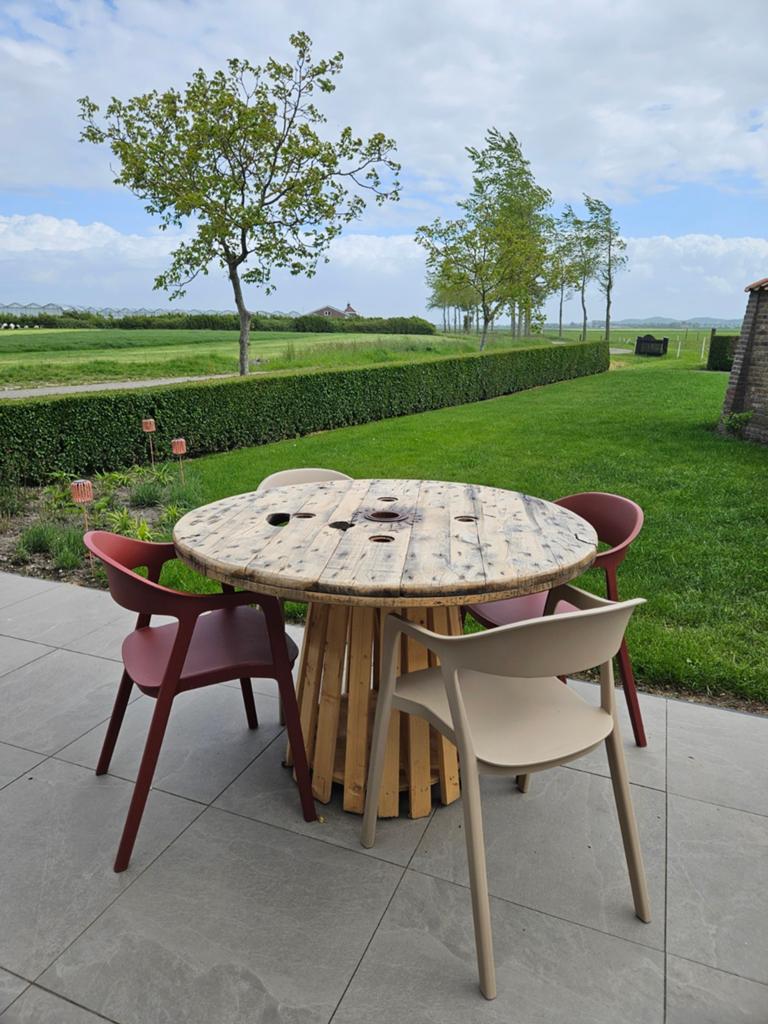 Houten tafels te huur, Ophalen, Nieuw, Rond, Hout
