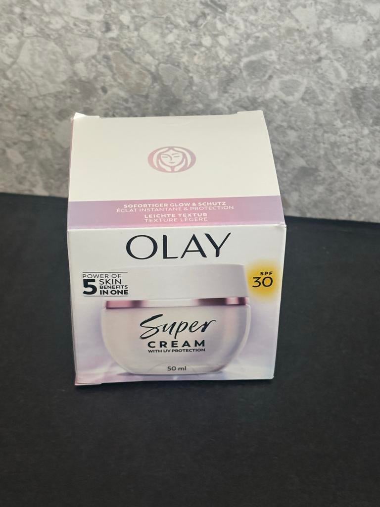 Olay Super Cream SPF 30 Dagcrème 50ml Nieuw, Sieraden, Tassen en Uiterlijk, Uiterlijk | Gezichtsverzorging, Ophalen of Verzenden
