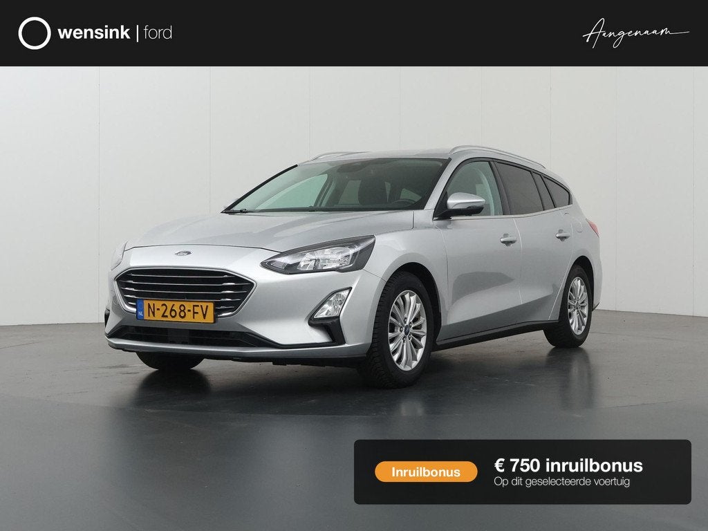 Ford Focus Wagon 1.0 EcoBoost Hybrid Titanium X Business | E, Auto's, Ford, Bedrijf, Te koop, Focus, ABS, Achteruitrijcamera, Adaptive Cruise Control