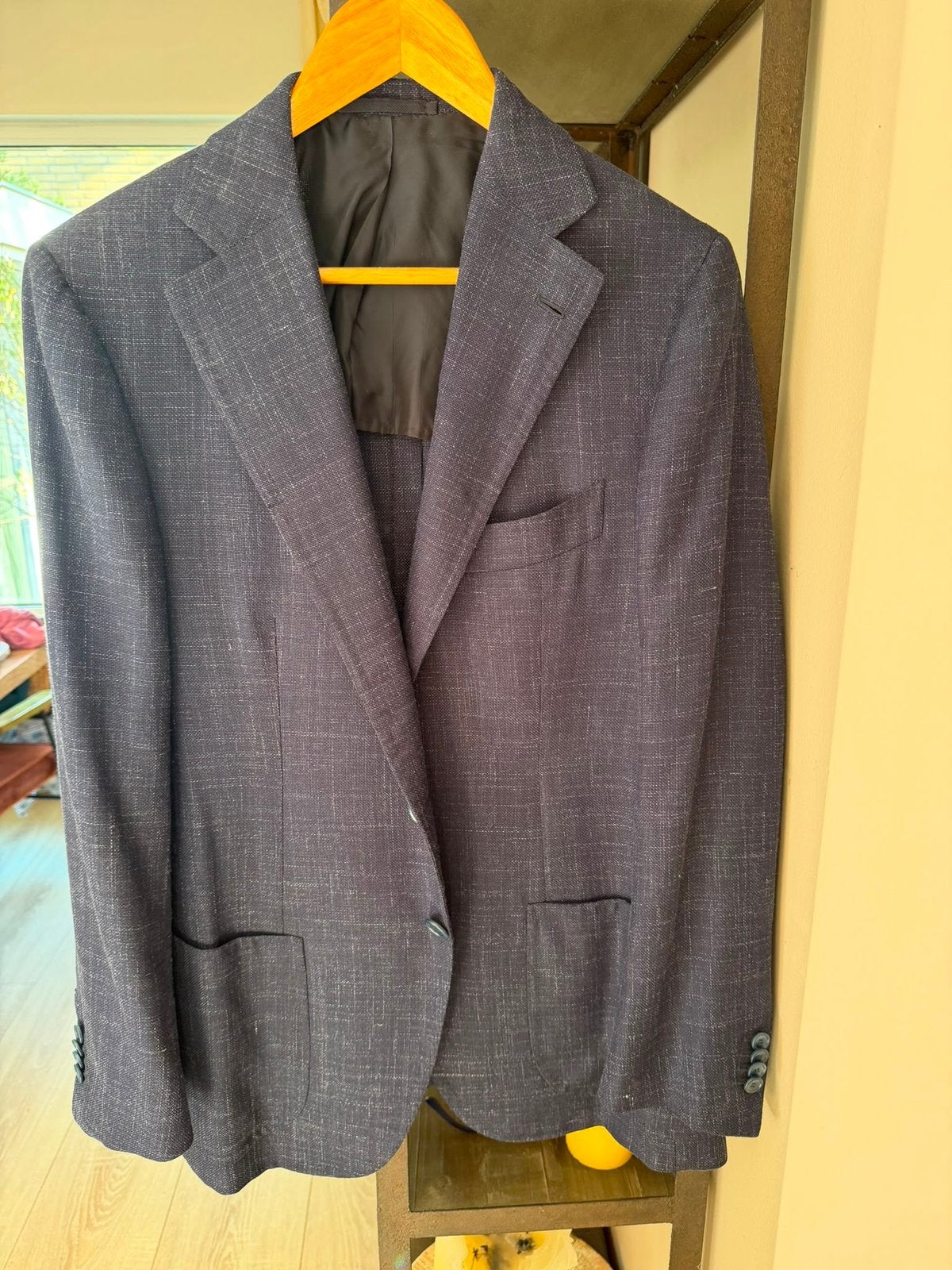 Topsegment handmade wollen jasje: Cesare Attolini, Pauw 50, Kleding | Heren, Ophalen of Verzenden, Zo goed als nieuw, Maat 48/50 (M)