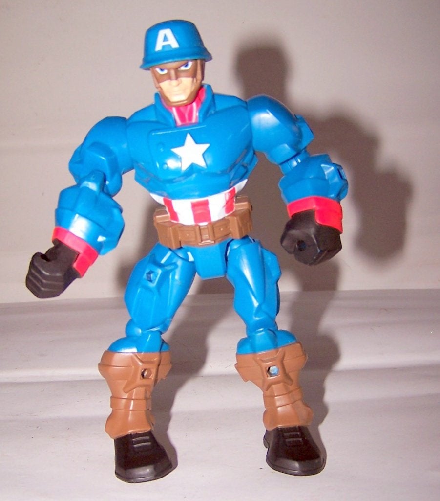 Marvel Super Hero Mashers Captain America figuur. Izgs., Ophalen of Verzenden, Zo goed als nieuw