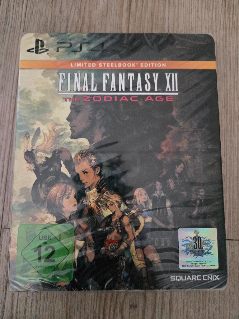 Final Fantasy XII the Zodiac Age steelbook LE PS4 Sealed DE, Avontuur en Actie, Vanaf 18 jaar, 1 speler, Ophalen of Verzenden