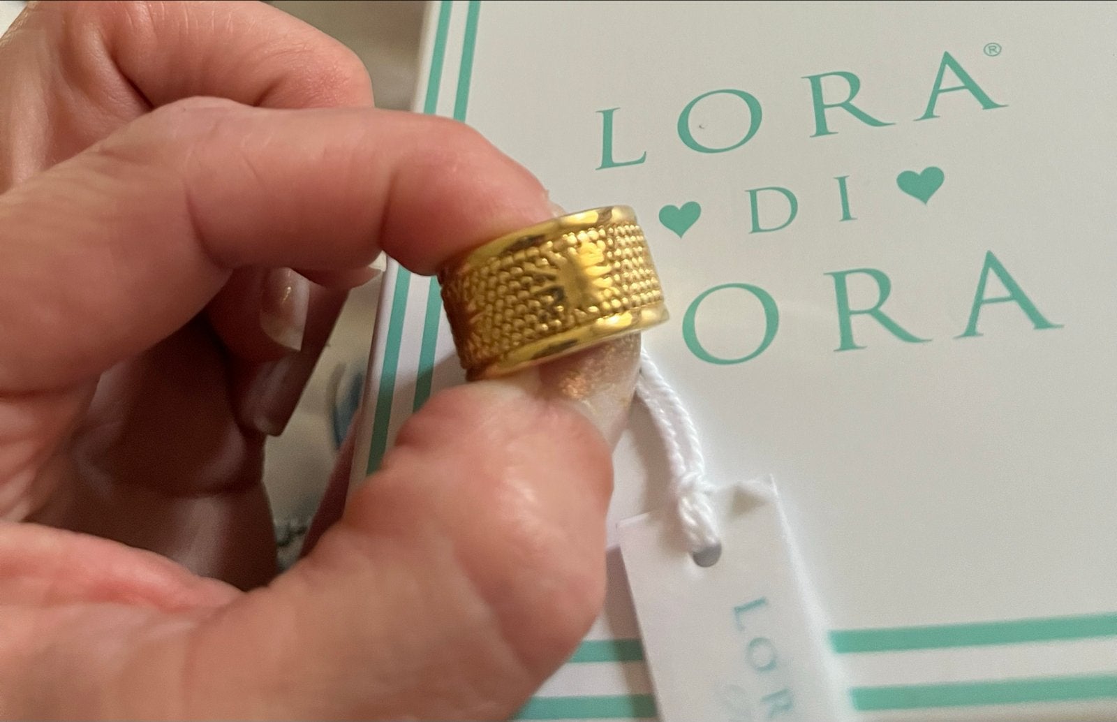 Lora di Lora Ring Kippa Sun - Maat 16, Nieuw, Ophalen of Verzenden, Kleiner dan 17, Dame