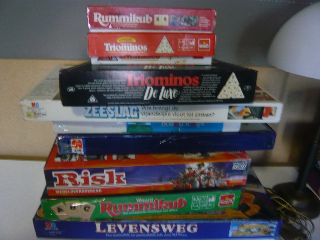 Risk; Triominos; Rummikub; Scrabble; Levensweg etc., Een of twee spelers, Ophalen of Verzenden, Zo goed als nieuw, Reisspel