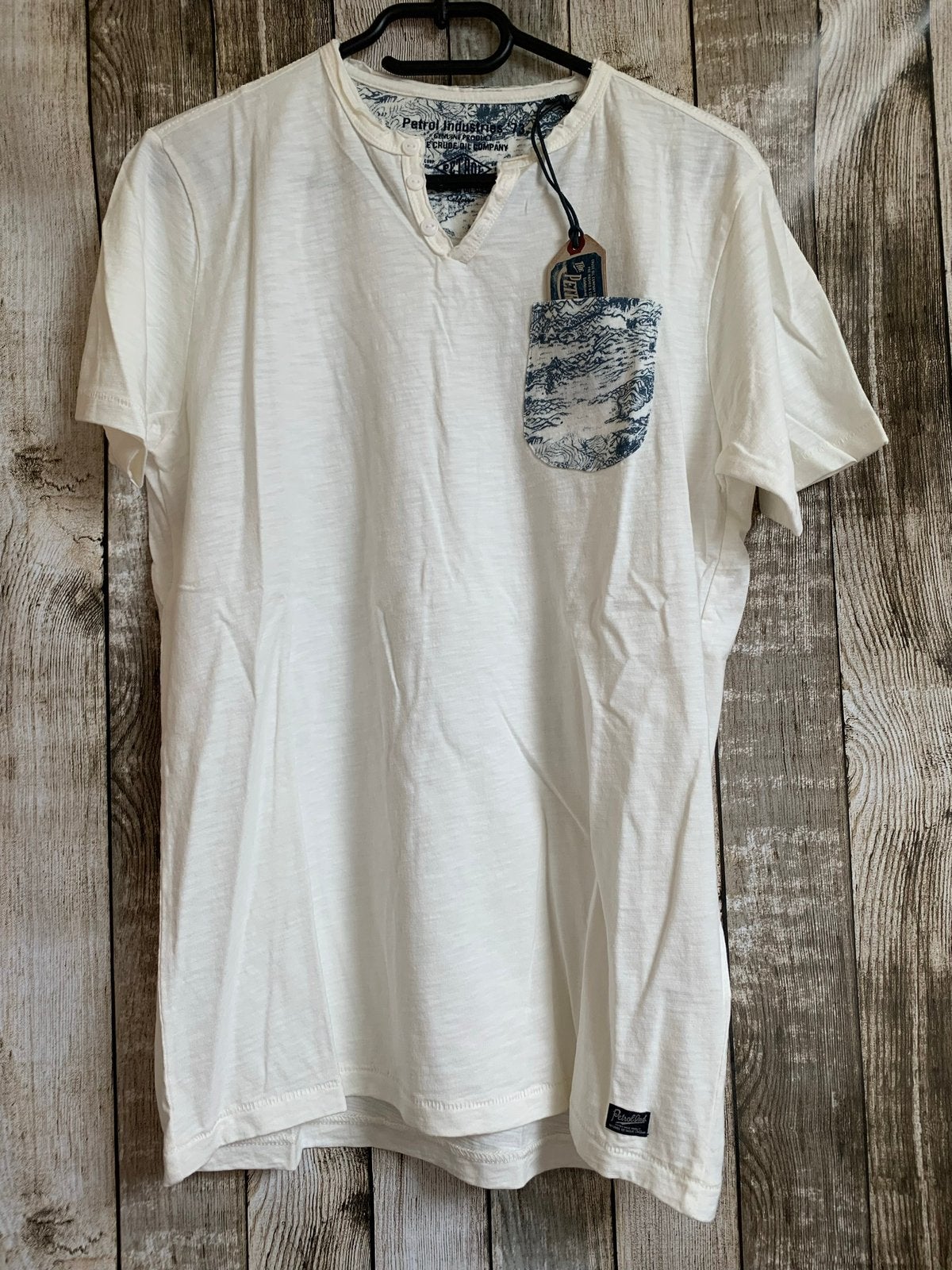 Gaaf nieuw Petrol shirt (Maat M), Verzenden, Nieuw, Maat 48/50 (M), Wit