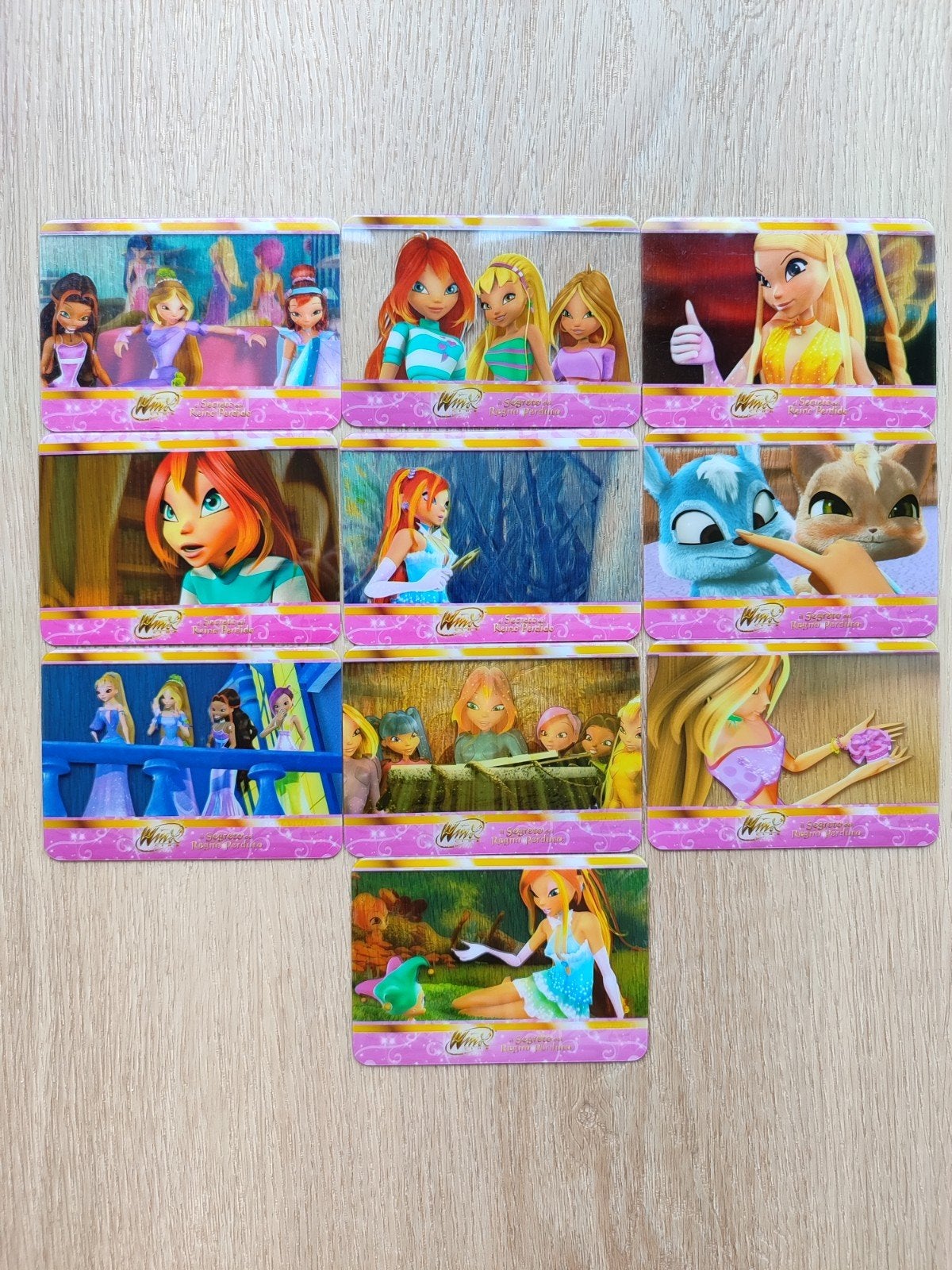 Winx Club Lamincards - Set van 10 kaarten, Ophalen of Verzenden