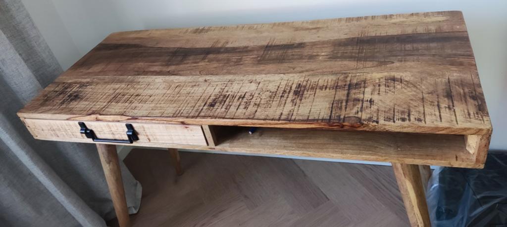 Bureau 120cm Massief Mango Hout, Ophalen of Verzenden