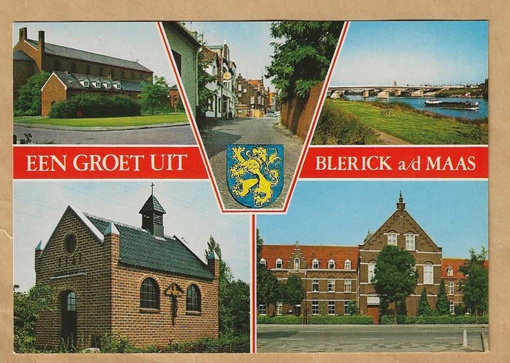 Ansichtkaart. Een groet uit Blerick aan de Maas., Ophalen of Verzenden, 1980 tot heden, Limburg