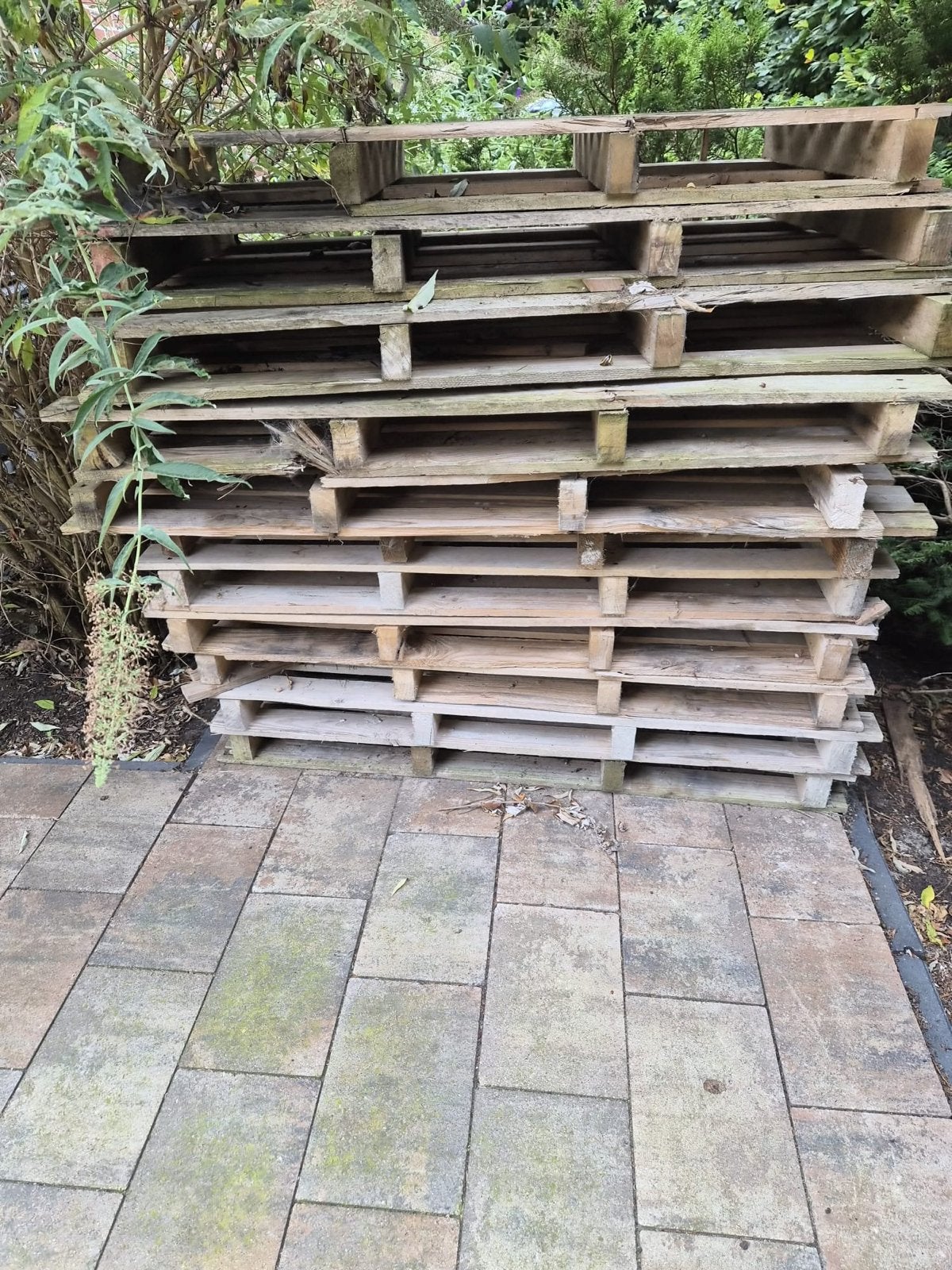 Gratis af te halen - houten pallets, Ophalen, Gebruikt, 100 cm of meer, 60 cm of meer