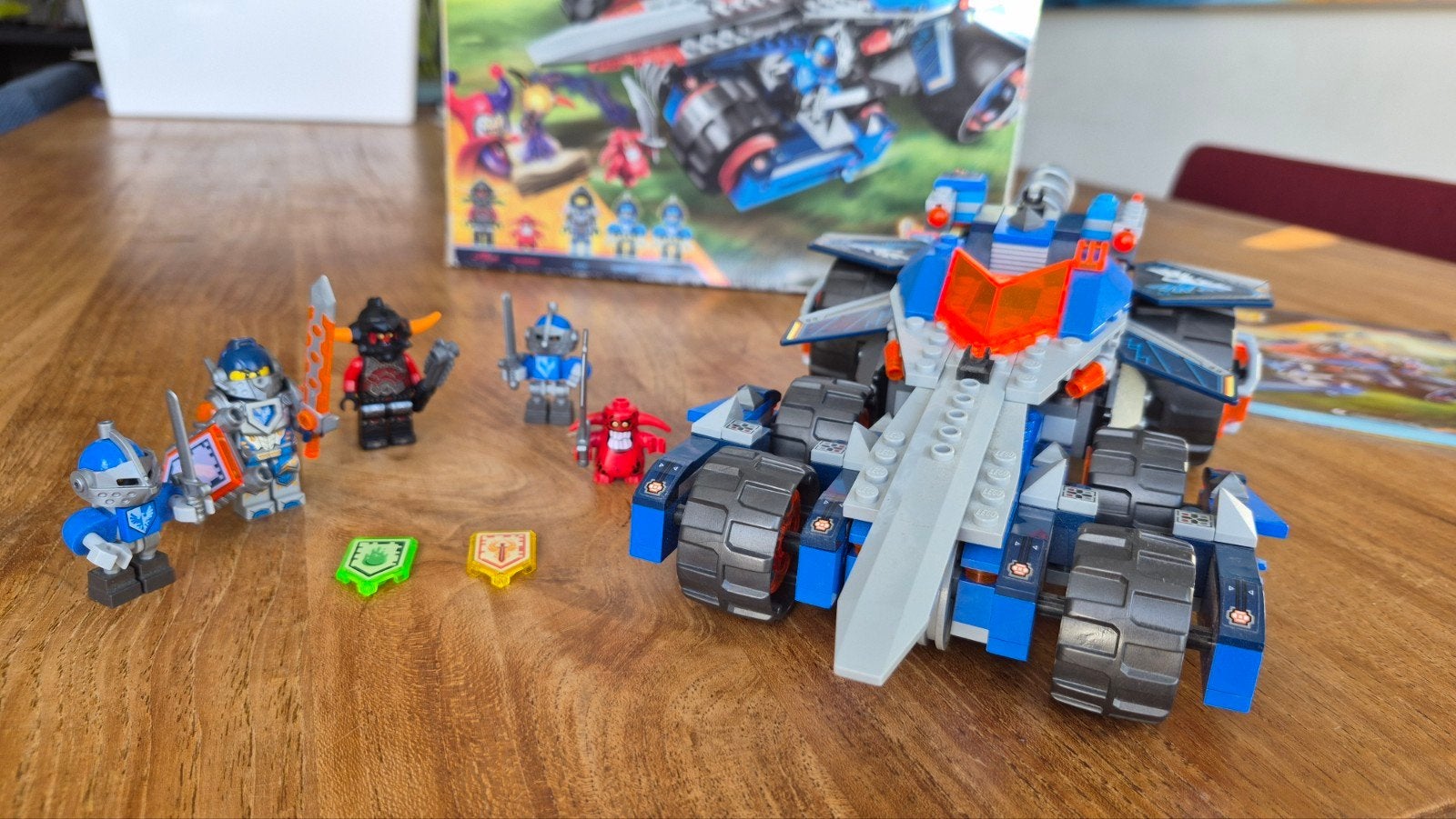 Lego Nexo Knights 70315 Clay's Rumble Blade, Lego, Ophalen of Verzenden, Zo goed als nieuw, Ninjago