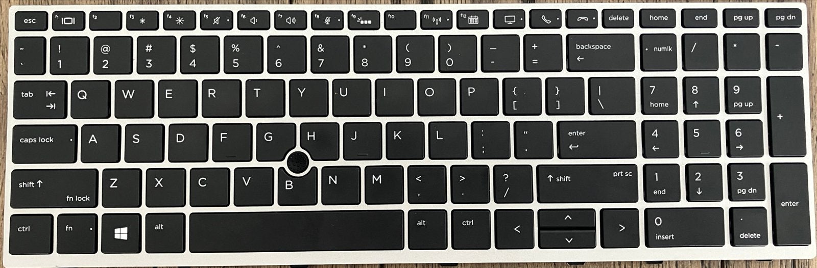 Origineel HP Elitebook 850 G6 Toetsenbord, Gebruikt, Ophalen of Verzenden, Verlichte toetsen, Qwerty