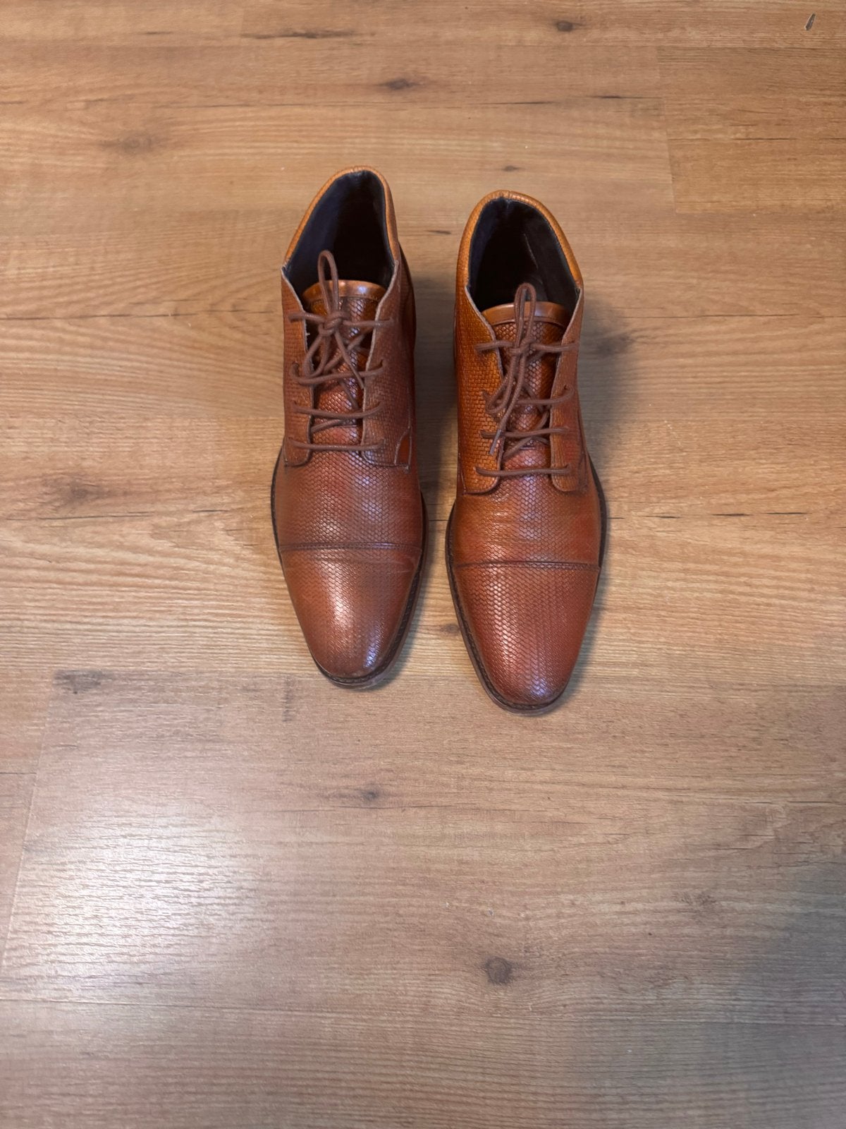 Van Dalen Geklede Veterboot Cognac Maat 44, Ophalen, Zo goed als nieuw, Bruin, Boots
