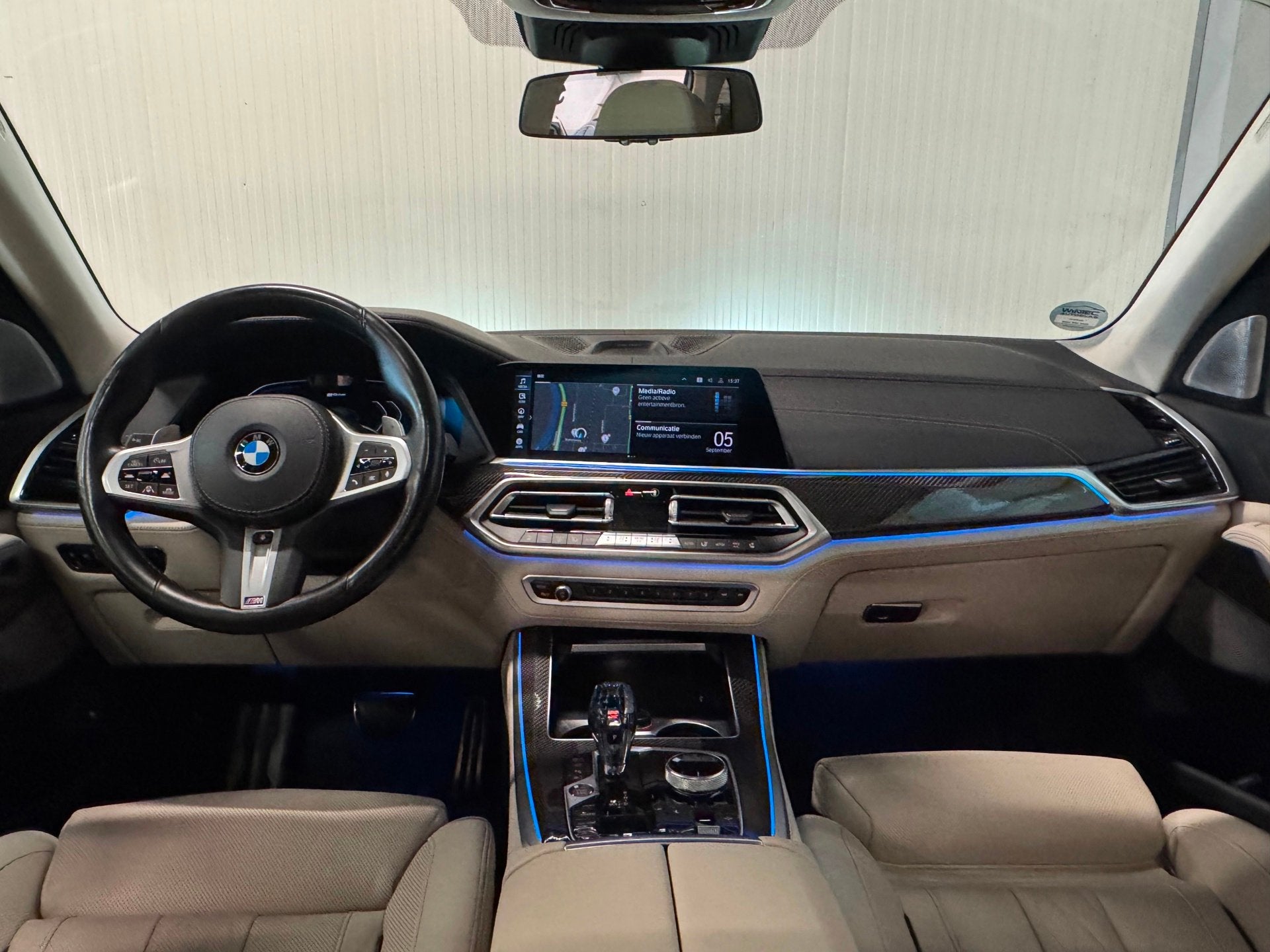 BMW X5 XDrive45e High Executive | M-SPORT | PANO | BOWERS &, Dealer onderhouden, Gebruikt, Blauw, Vierwielaandrijving