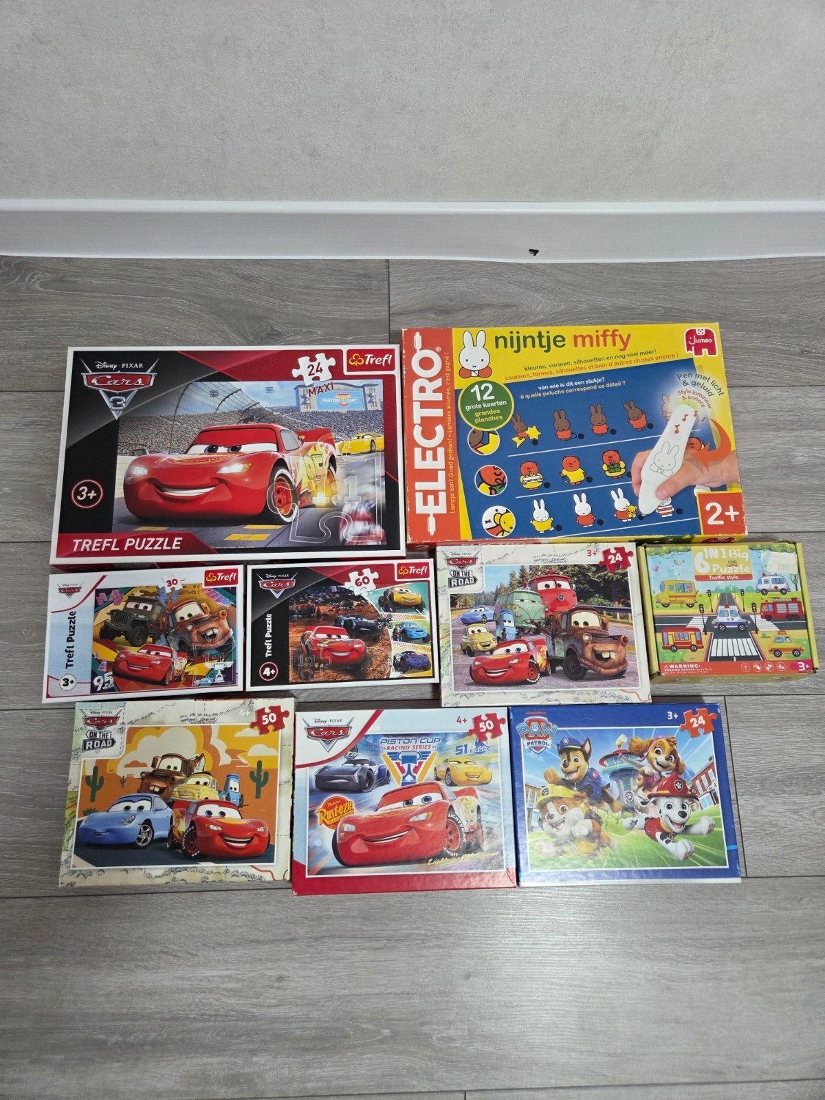 Puzzles met Disney Cars en Nijntje miffy, Ophalen of Verzenden