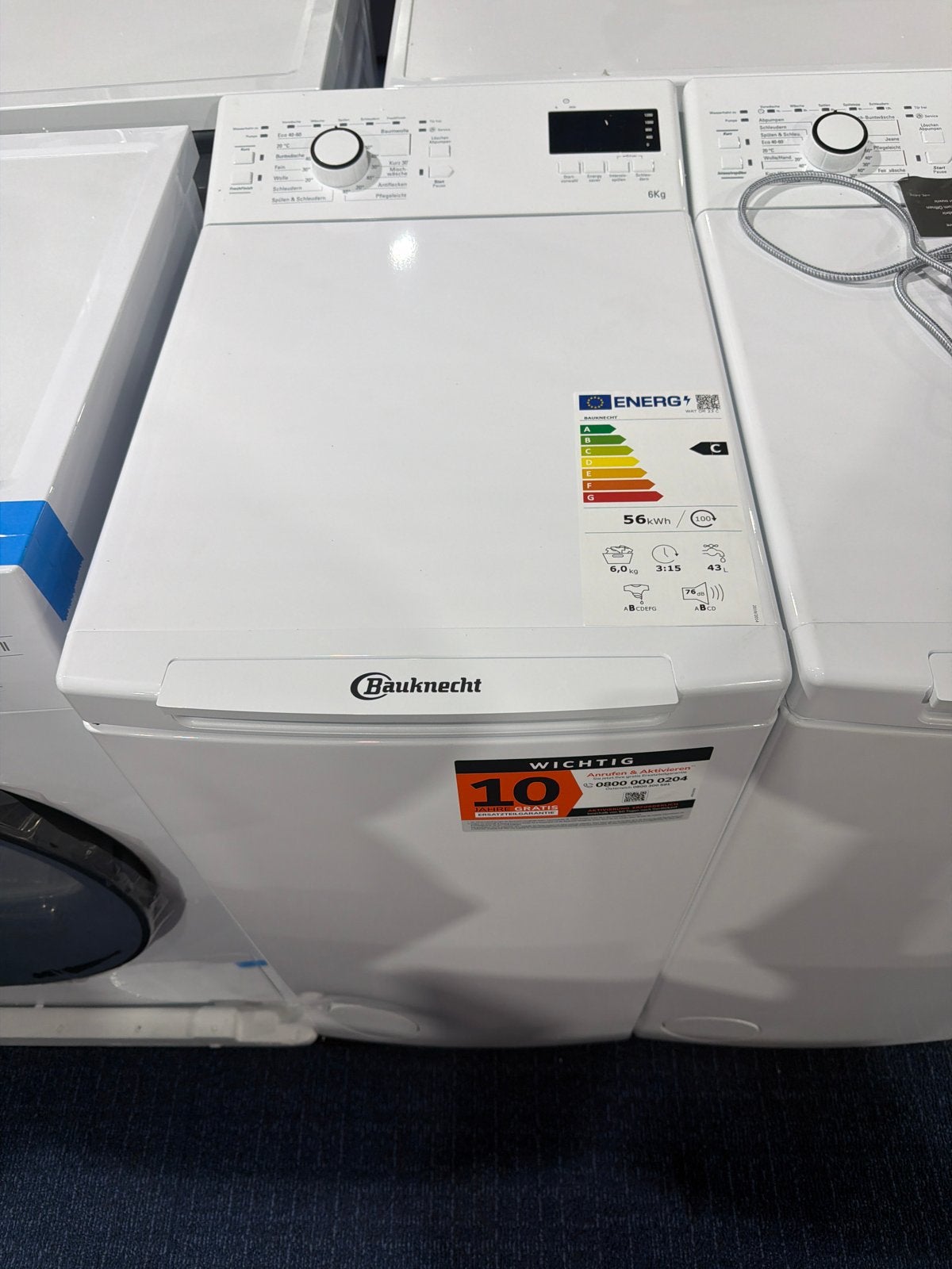 Nieuwe Bovenlader Wasmachine 6 kg - Compact en Efficiënt, Witgoed en Apparatuur, 6 tot 8 kg, Ophalen of Verzenden, Nieuw, Bovenlader