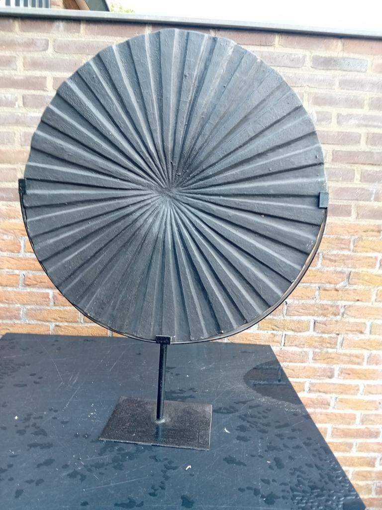 Groot staand ornament op voet - Zwart, modern design, Ophalen, Zwart, Overige materialen, Zo goed als nieuw