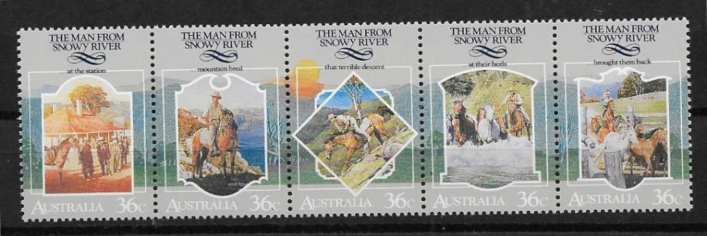 Australië 1987   Folklore   1036/40   (Pfr), Ophalen of Verzenden, Postfris
