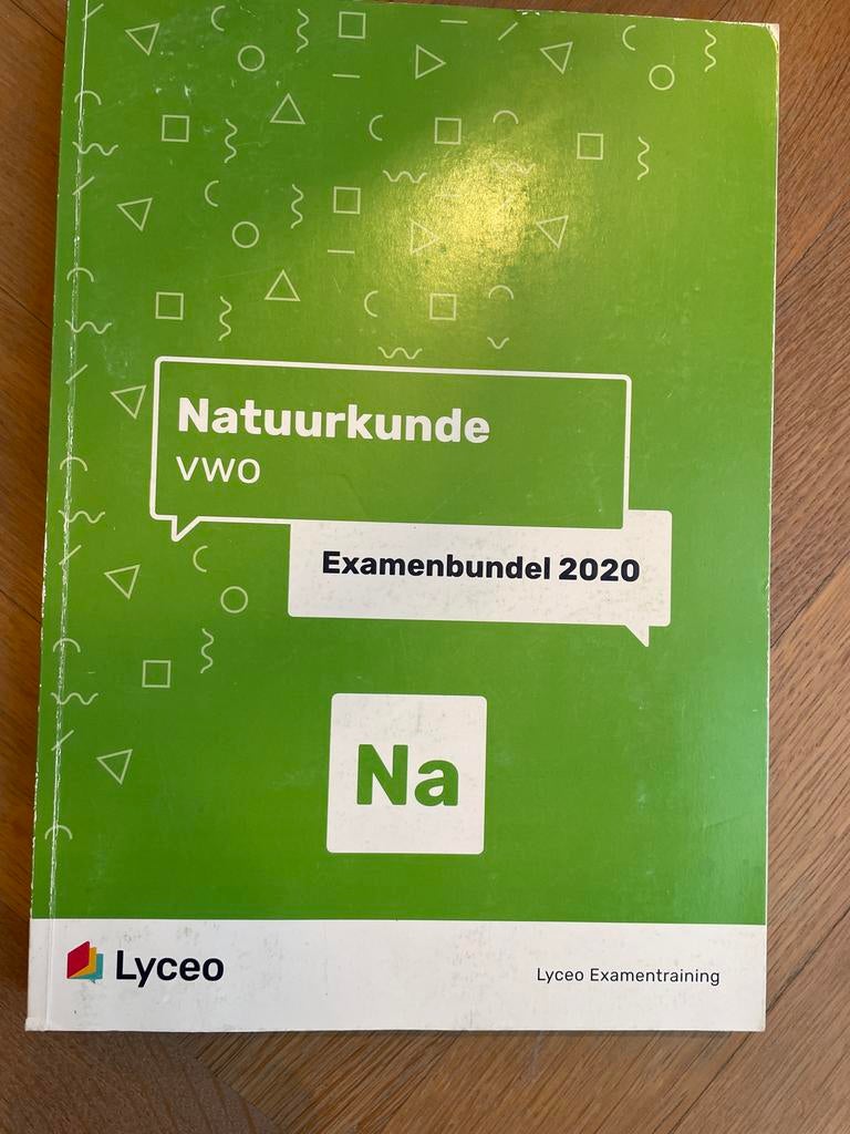 Examenbundel natuurkunde VWO 2020 Lyceo, Boeken, Ophalen of Verzenden, Gelezen, VWO, Natuurkunde