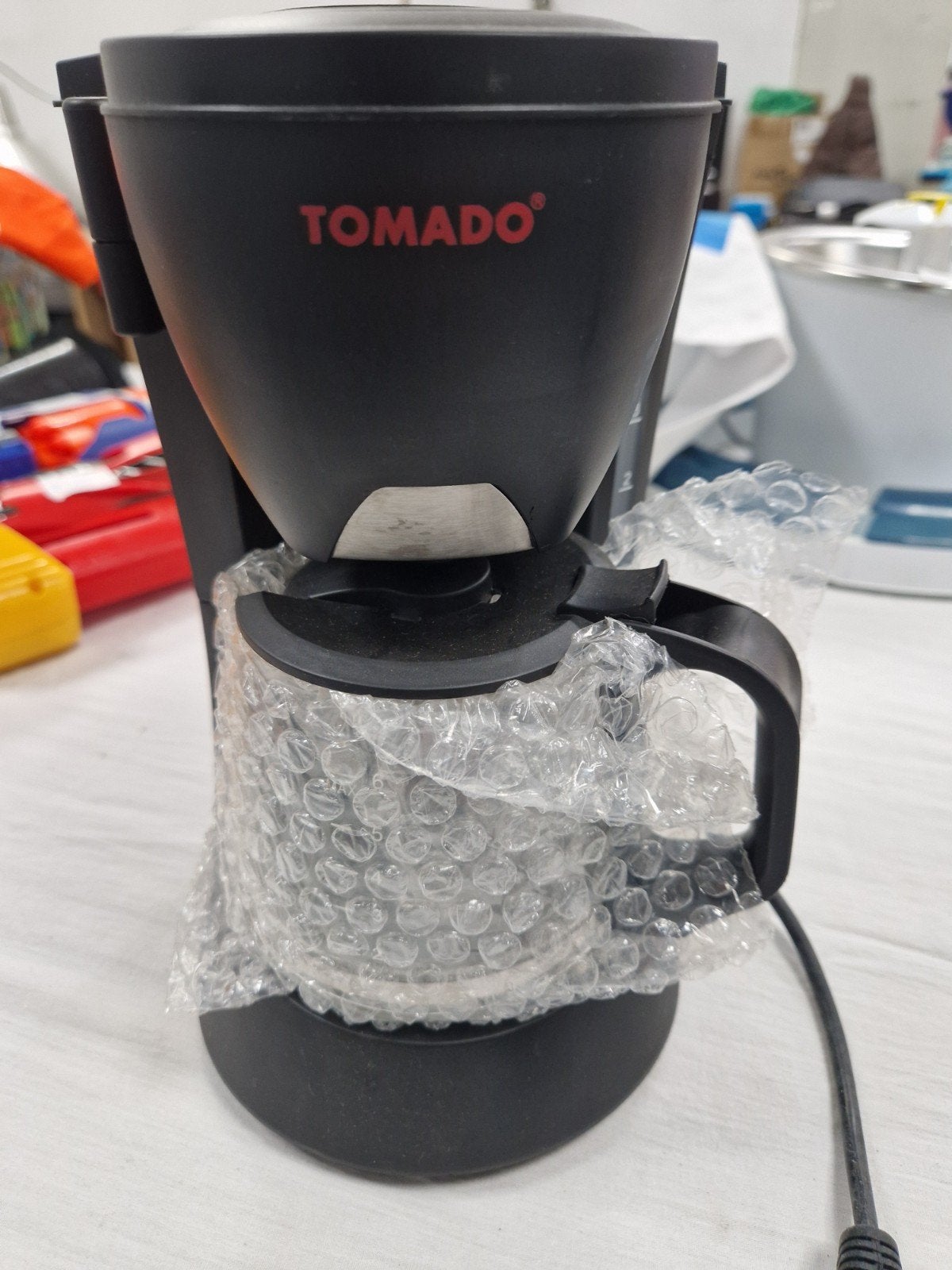 Tomado Koffiezetapparaat, Witgoed en Apparatuur, Gebruikt, Koffiemachine, Gemalen koffie, Ophalen of Verzenden