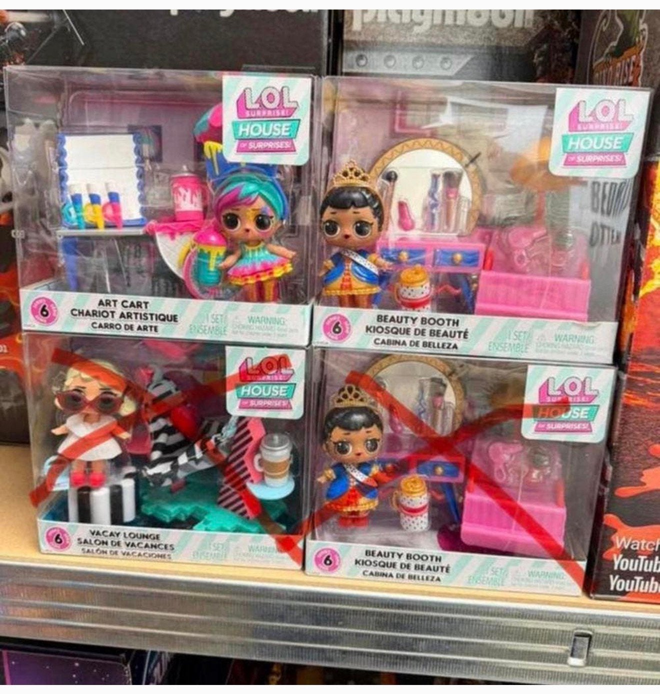 L.O.L. Surprise! House of Surprises LOL meubelspeelset + pop, Overige typen, Nieuw, Ophalen of Verzenden, H