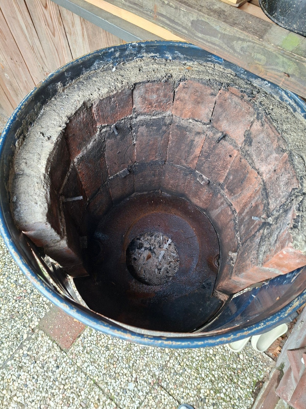 Unieke Zelfbouw Drum-Oven / BBQ / Buitenkeuken(Mobiel), Ophalen of Verzenden