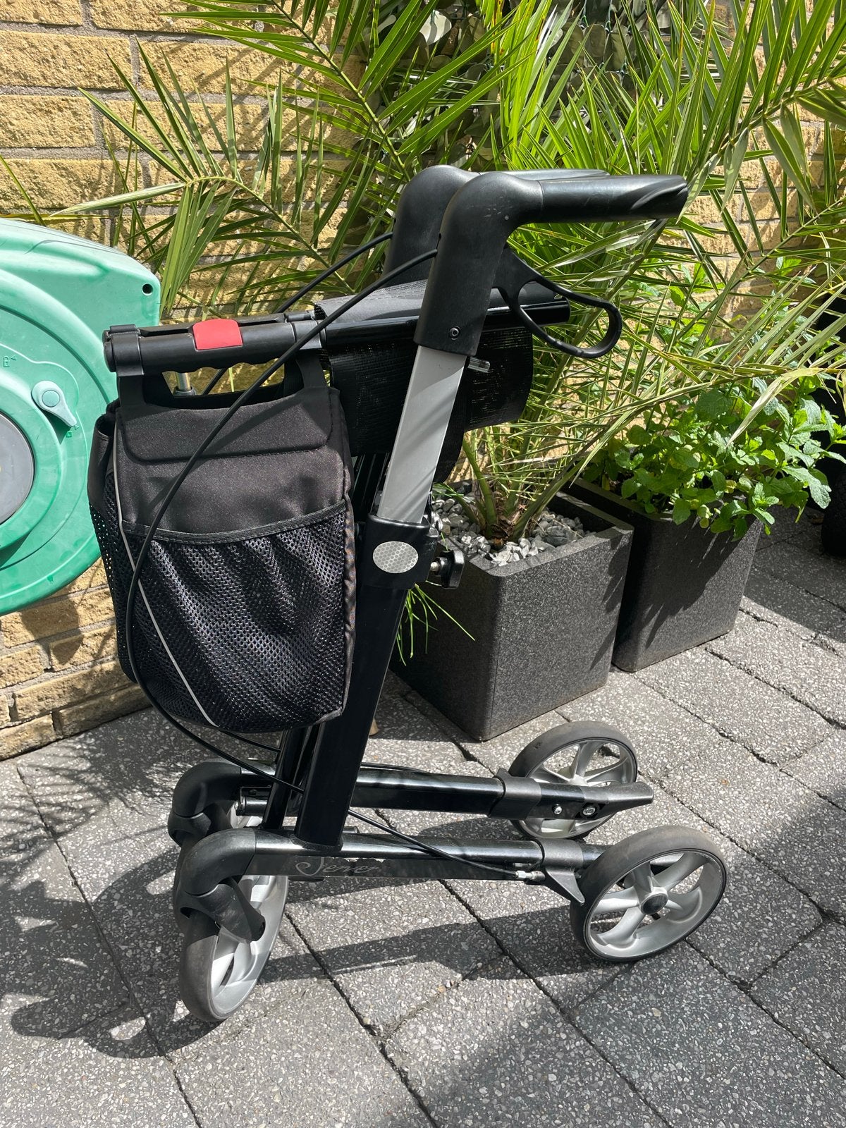 Rollator SEVER NETTE STAAT LICHTGEWICHT INKLAPBAAR mand zitj, Ophalen
