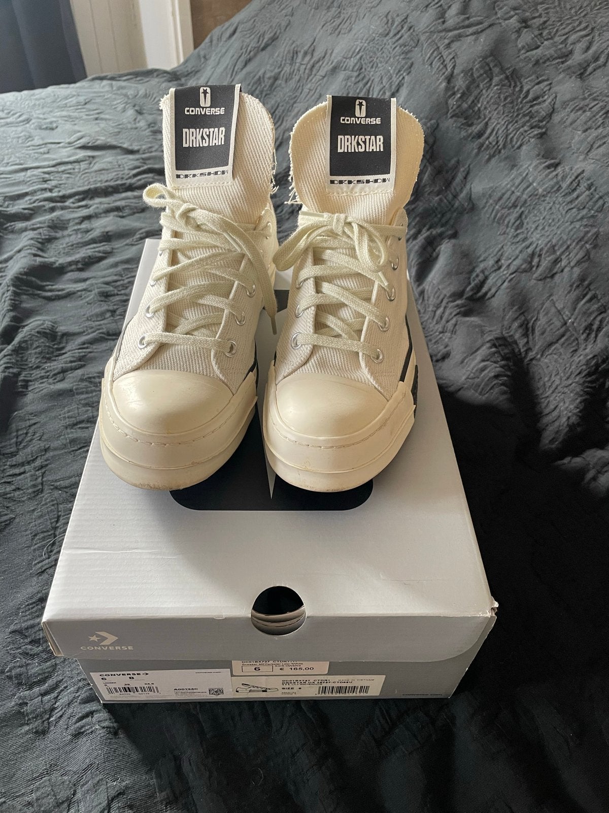 Converse x DRKSTAR Rick Owens Sneakers - Maat 39, Ophalen of Verzenden, Zo goed als nieuw, Wit, Sneakers of Gympen