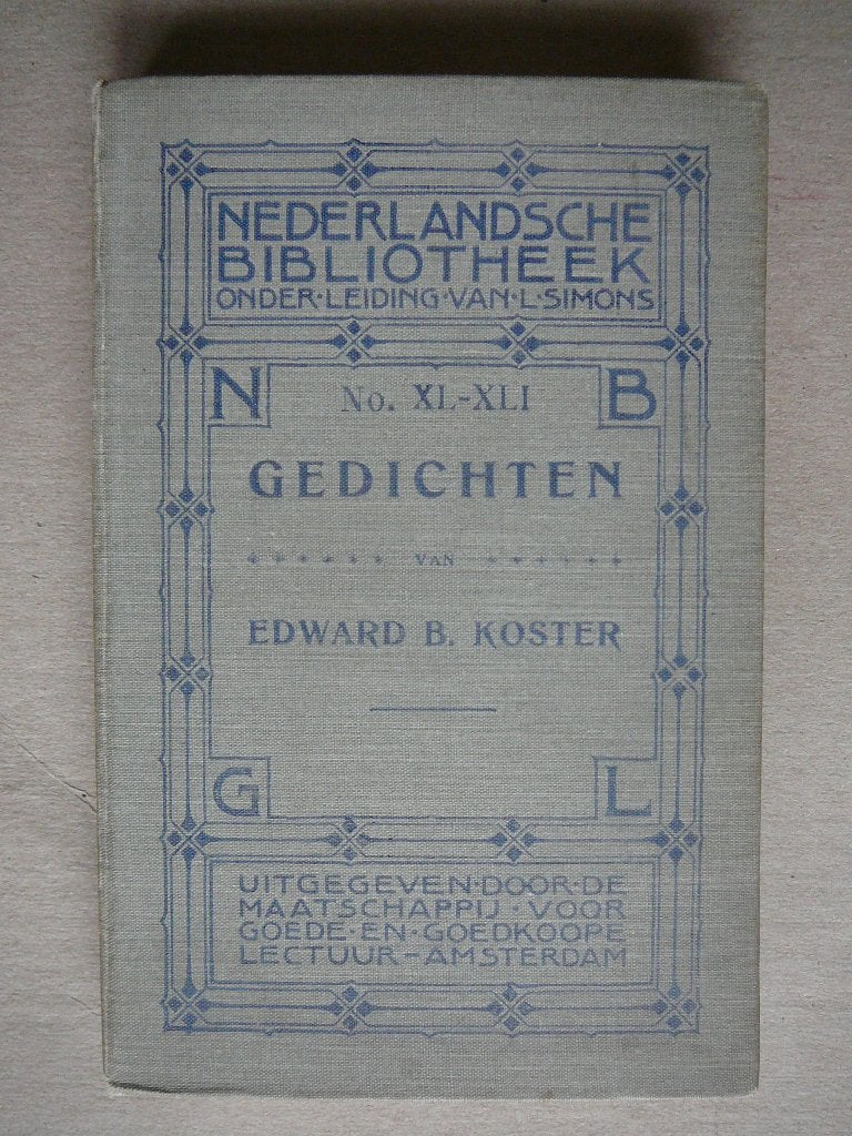 Gedichten van Edward B. Koster, Ophalen of Verzenden