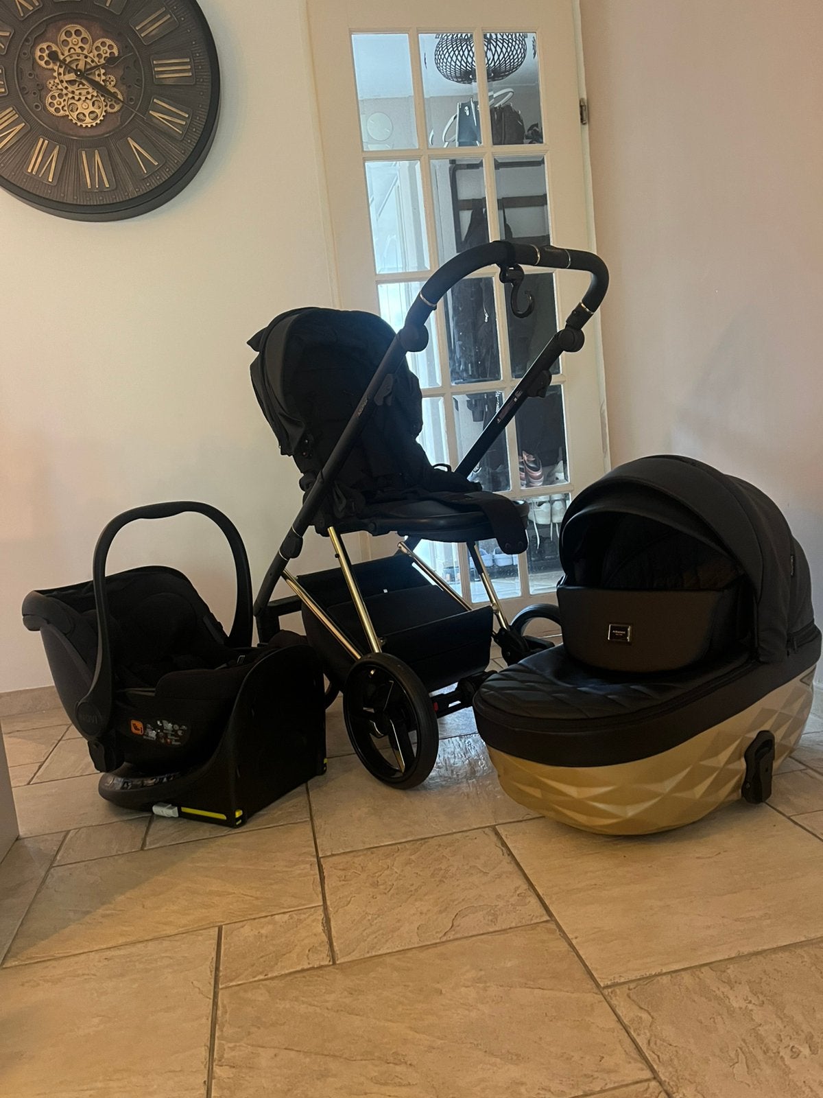 Ademex 3 in 1 kinderwagen + isofix, Kinderen en Baby's, Ophalen, Zo goed als nieuw, Overige merken