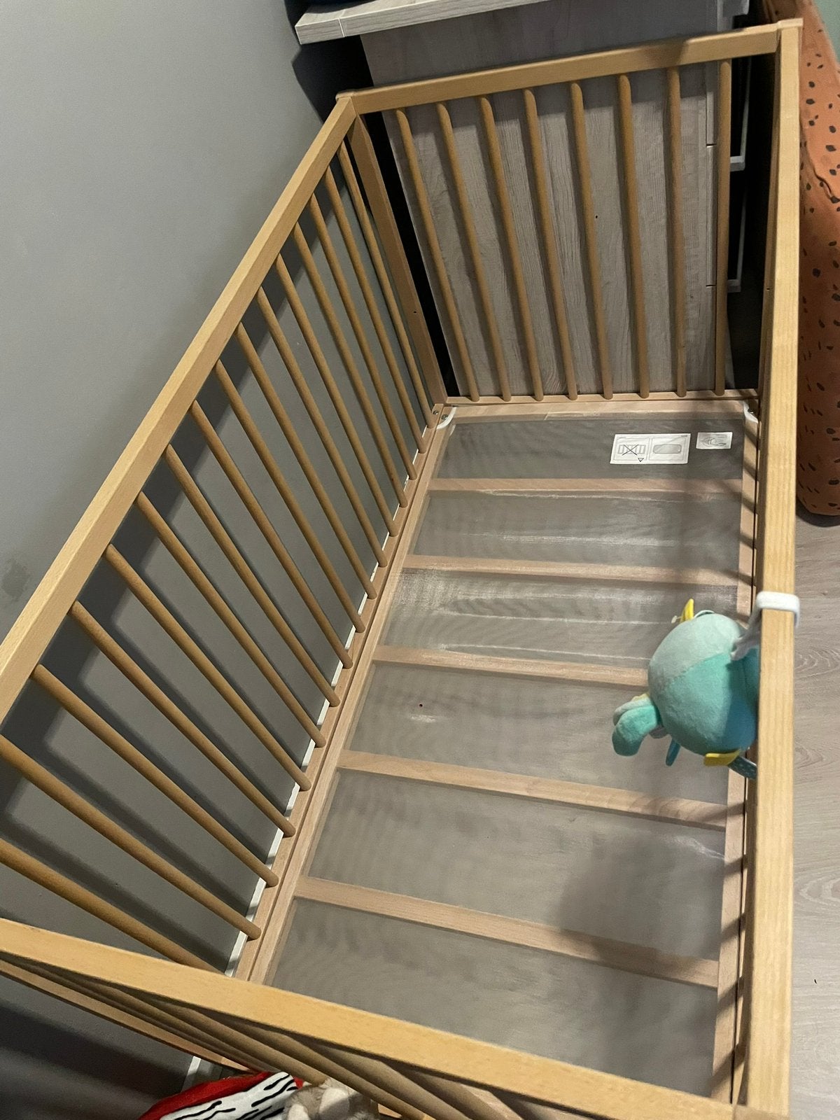 Ikea baby bedje, Ophalen, Zo goed als nieuw, Minder dan 140 cm, Minder dan 70 cm
