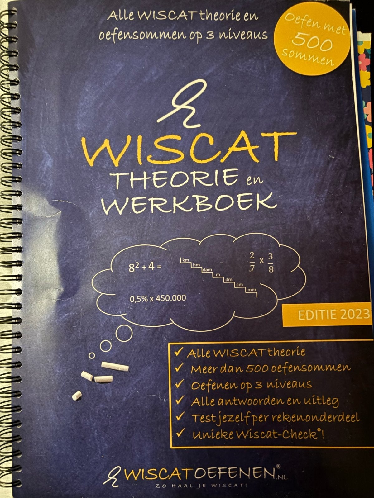 WISCAT Theorie en Werkboek - Editie 2023, Ophalen of Verzenden, Beta, Zo goed als nieuw, Overige niveaus