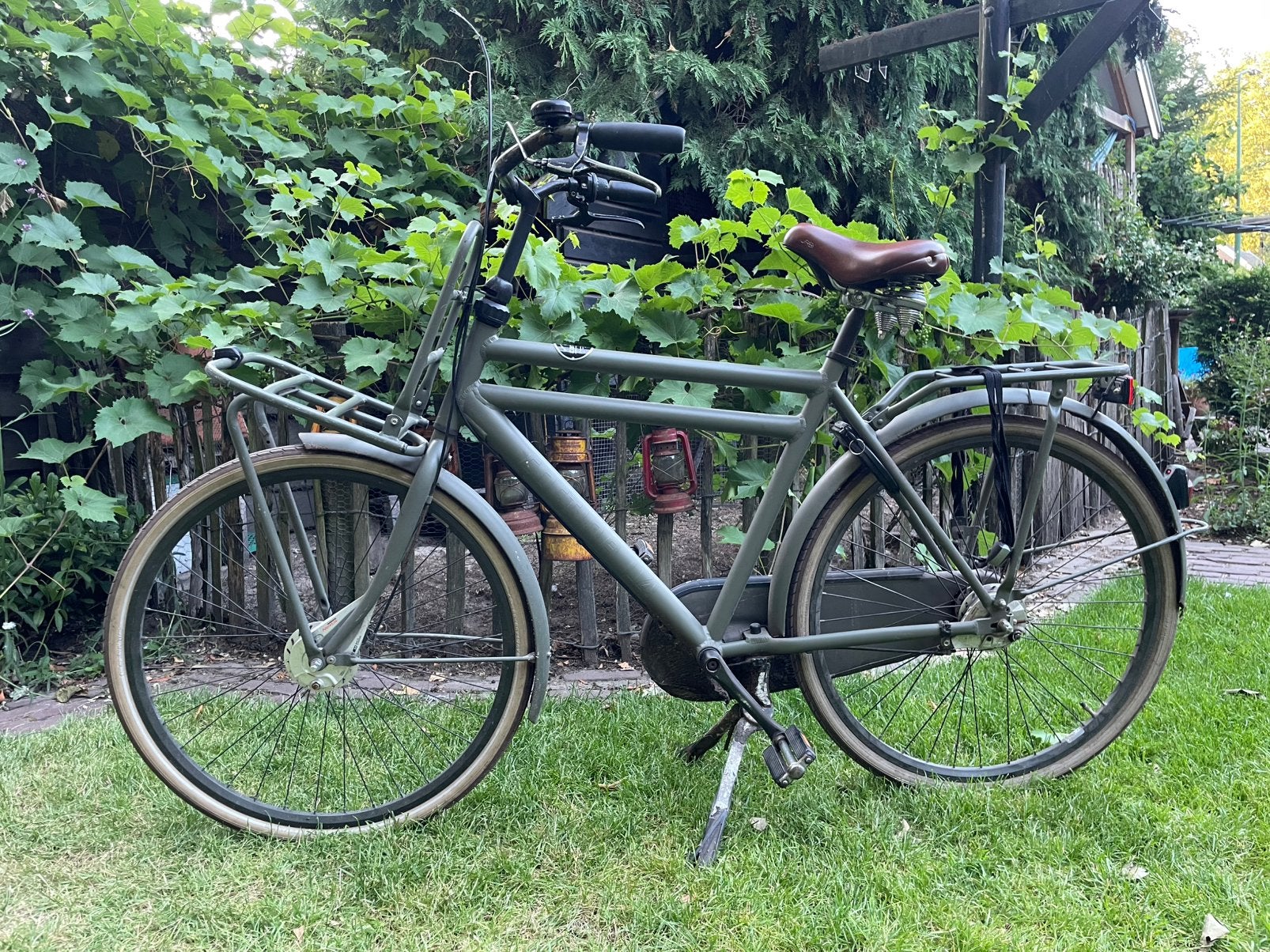 herenfiets, Cortina, groen, opknappertje, framemaat 56, Gebruikt, Versnellingen, Ophalen, Overige merken