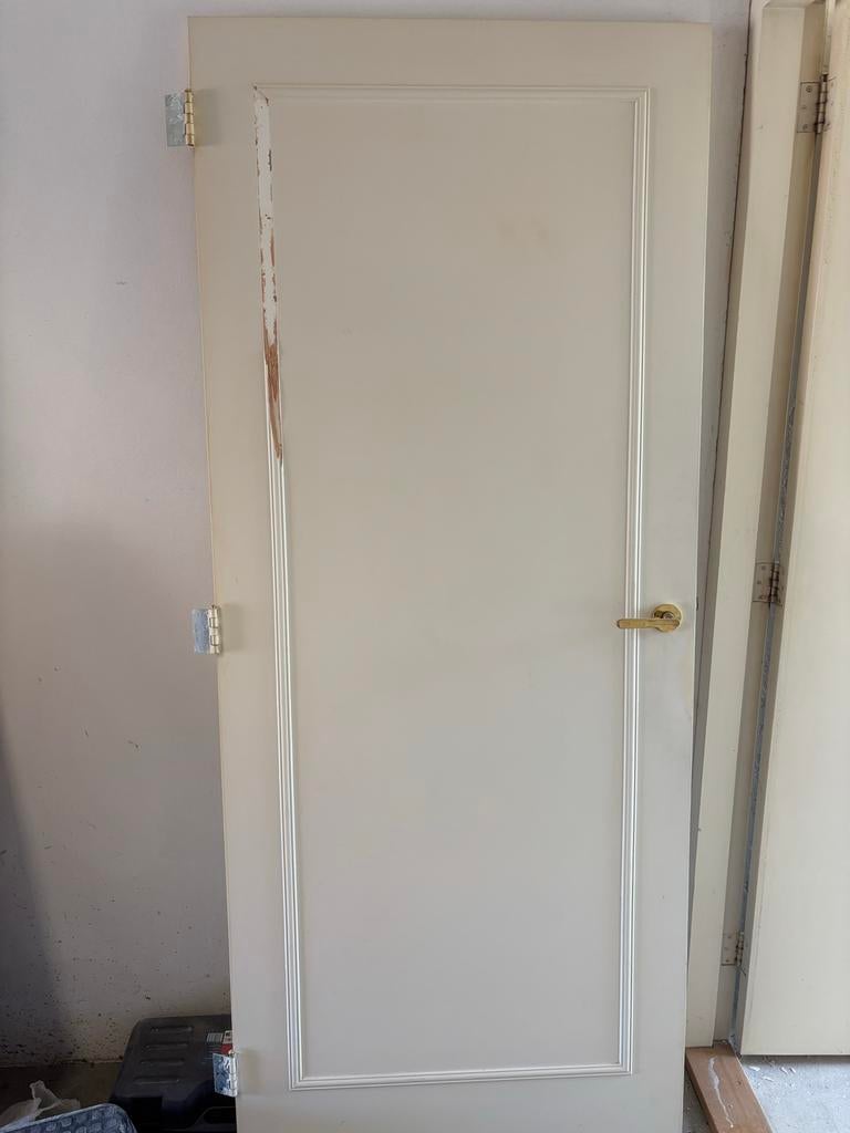 Binnendeur met kozijn - Gebruikt, Doe-het-zelf en Verbouw, Deuren en Horren, Ophalen, 80 tot 100 cm, Binnendeur, Zo goed als nieuw