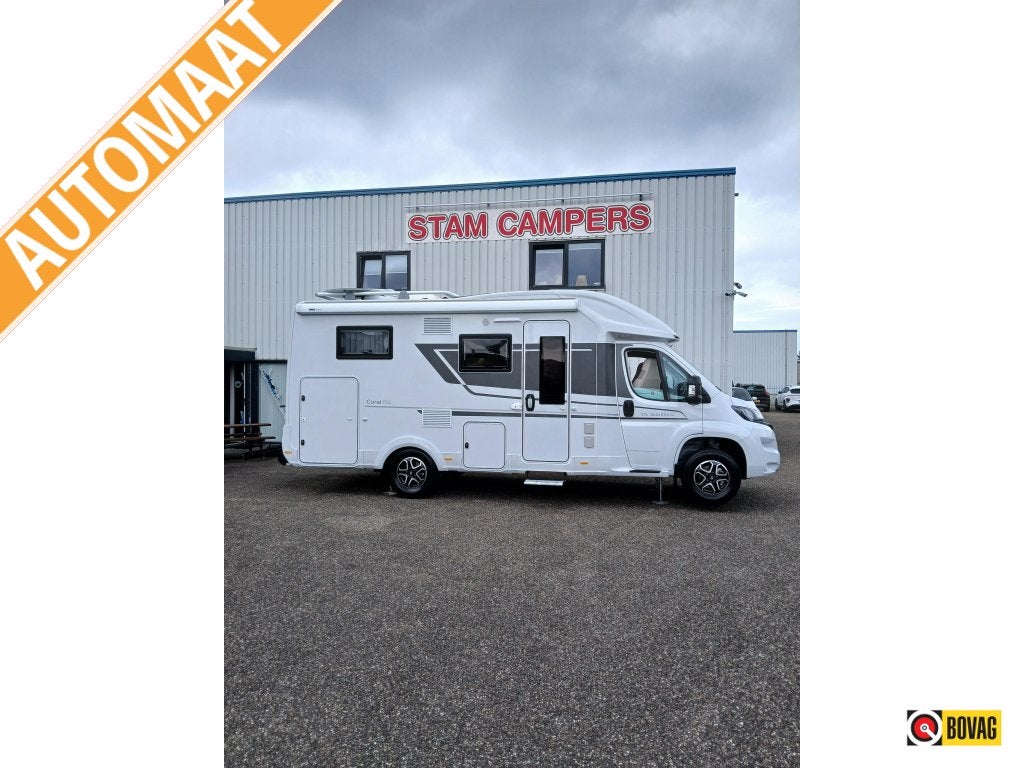 Adria Coral Axess 600 SL Level Lithium ar cam, Caravans en Kamperen, Automaat, Afzuigkap, Ringverwarming, Fiat