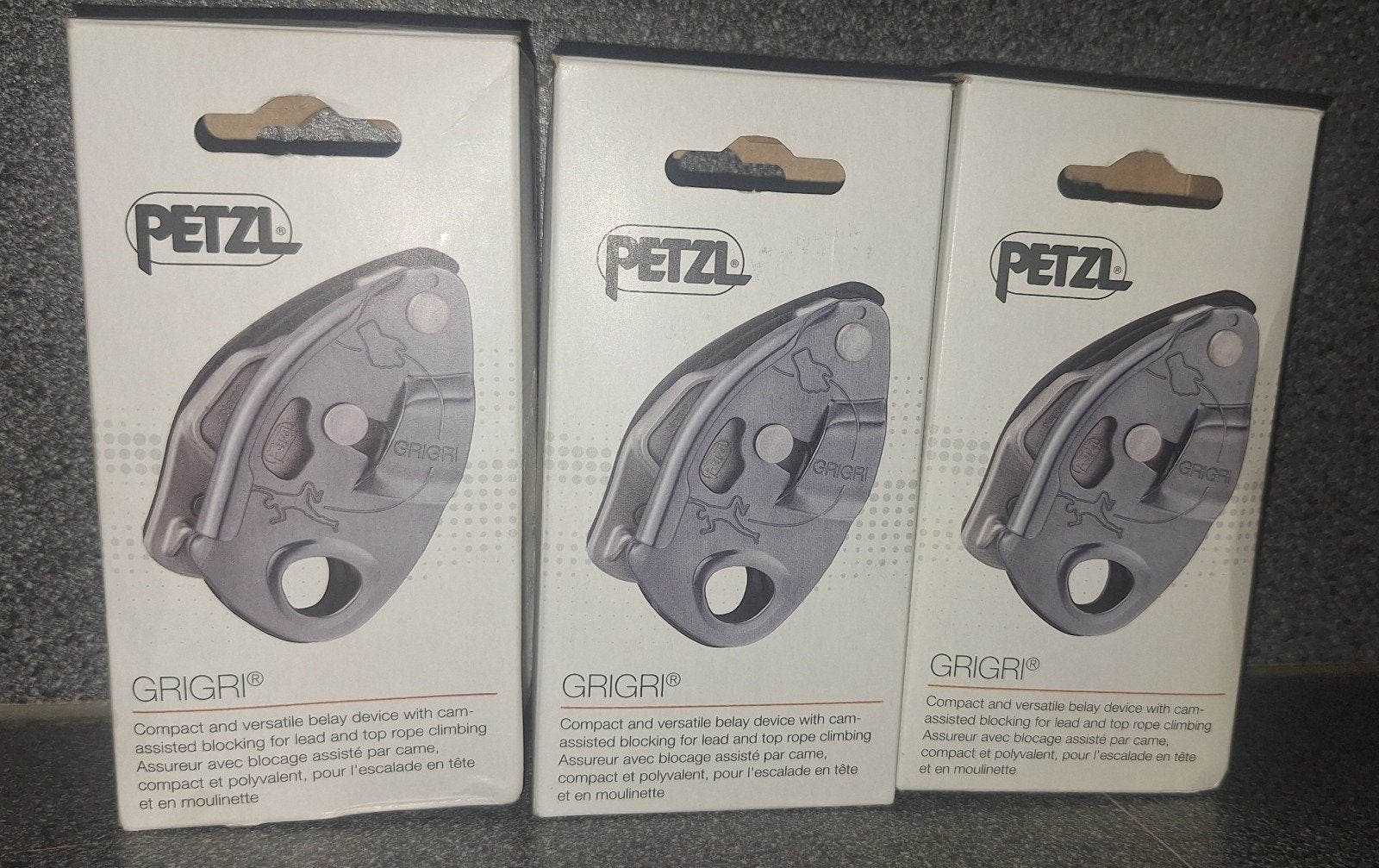 Petzl Grigri zekeringsapparaat grijs voor elke klimmer NIEUW, Ophalen of Verzenden, Nieuw, Klimsport-accessoire