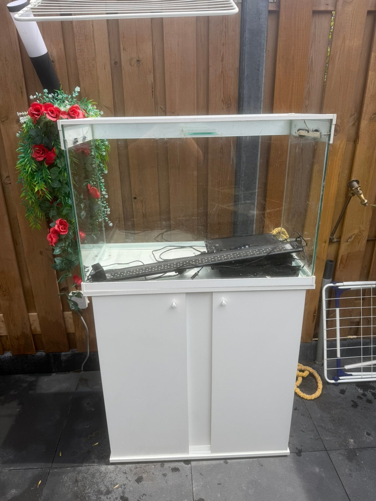 Aquarium, Ophalen of Verzenden, Zo goed als nieuw, Leeg aquarium