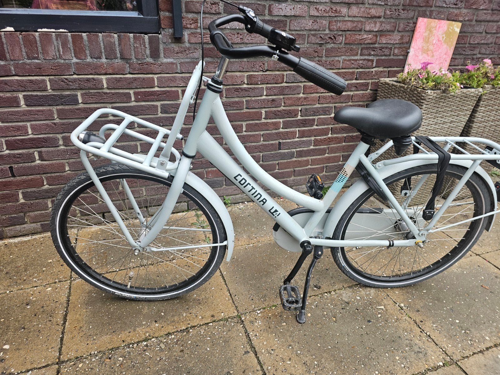 Mooie cortina U4 transport mini 24 inch matt mintgroen, Terugtraprem, 24 inch, Versnellingen, Zo goed als nieuw