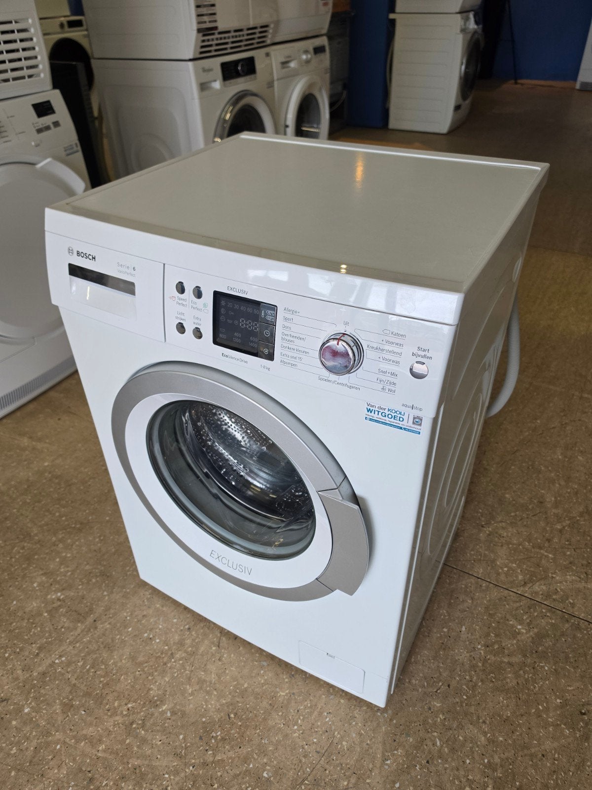 Bosch Serie 6 wasmachine | 8 kilo | A++ | Gratis thuis 🚚✅️, Bosch, Jirnsum, 1200 tot 1600 toeren, 8 tot 10 kg