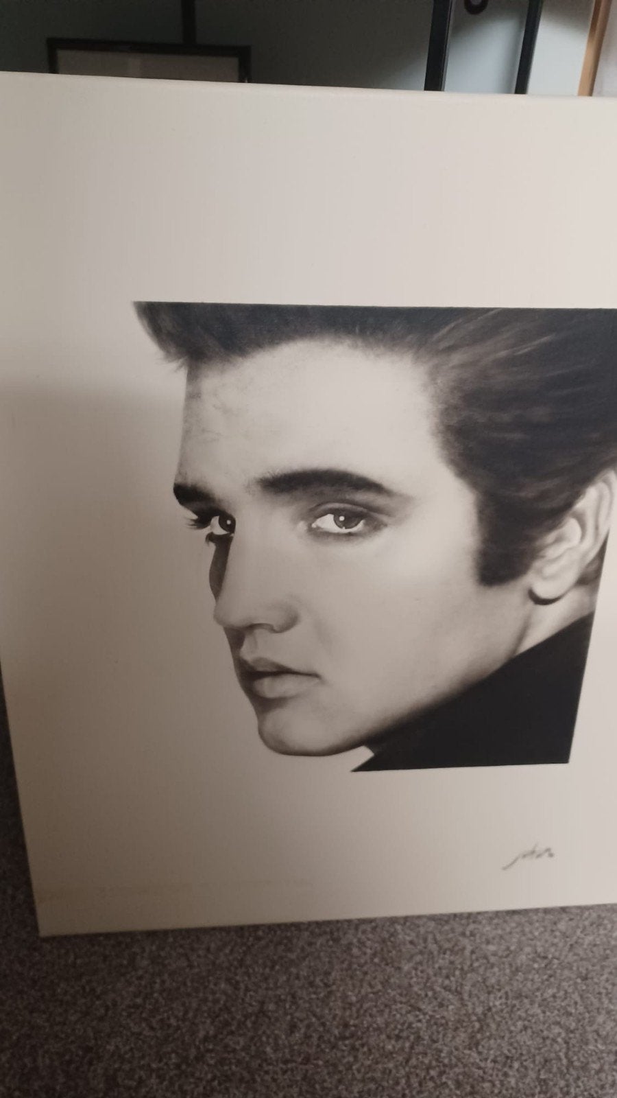 Elvis Presley canvas., Ophalen, 50 tot 75 cm, Schilderij