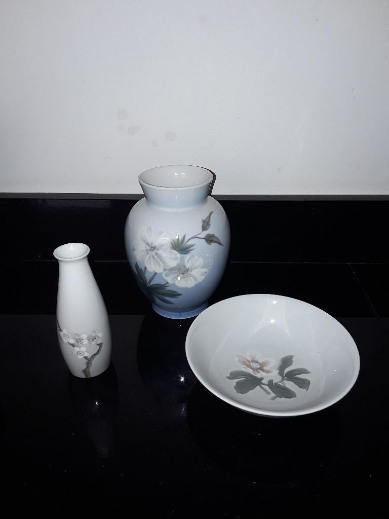 Royal Copenhagen 3delig stel, Verzenden, Zo goed als nieuw, Porselein, Overige typen