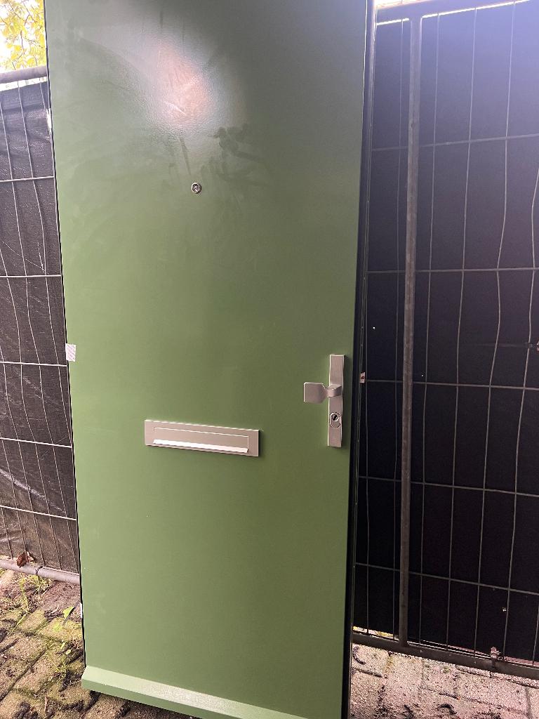 Te koop voordeur., Doe-het-zelf en Verbouw, Deuren en Horren, Ophalen, 80 tot 100 cm, Nieuw, Buitendeur