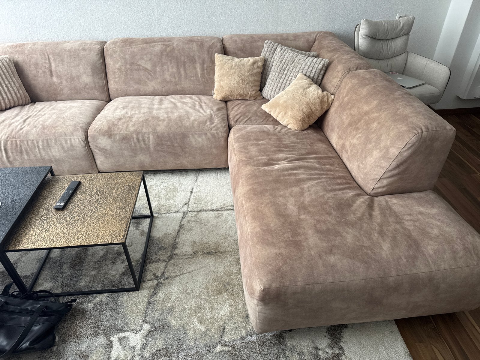 Comfortabele Hoekbank - Ruim en Modern Design, Gebruikt, 100 tot 125 cm, Hoekbank, 300 cm of meer