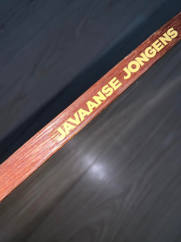 Houten schaakbord 'Javaanse Jongens', Ophalen of Verzenden, Zo goed als nieuw, Schaken