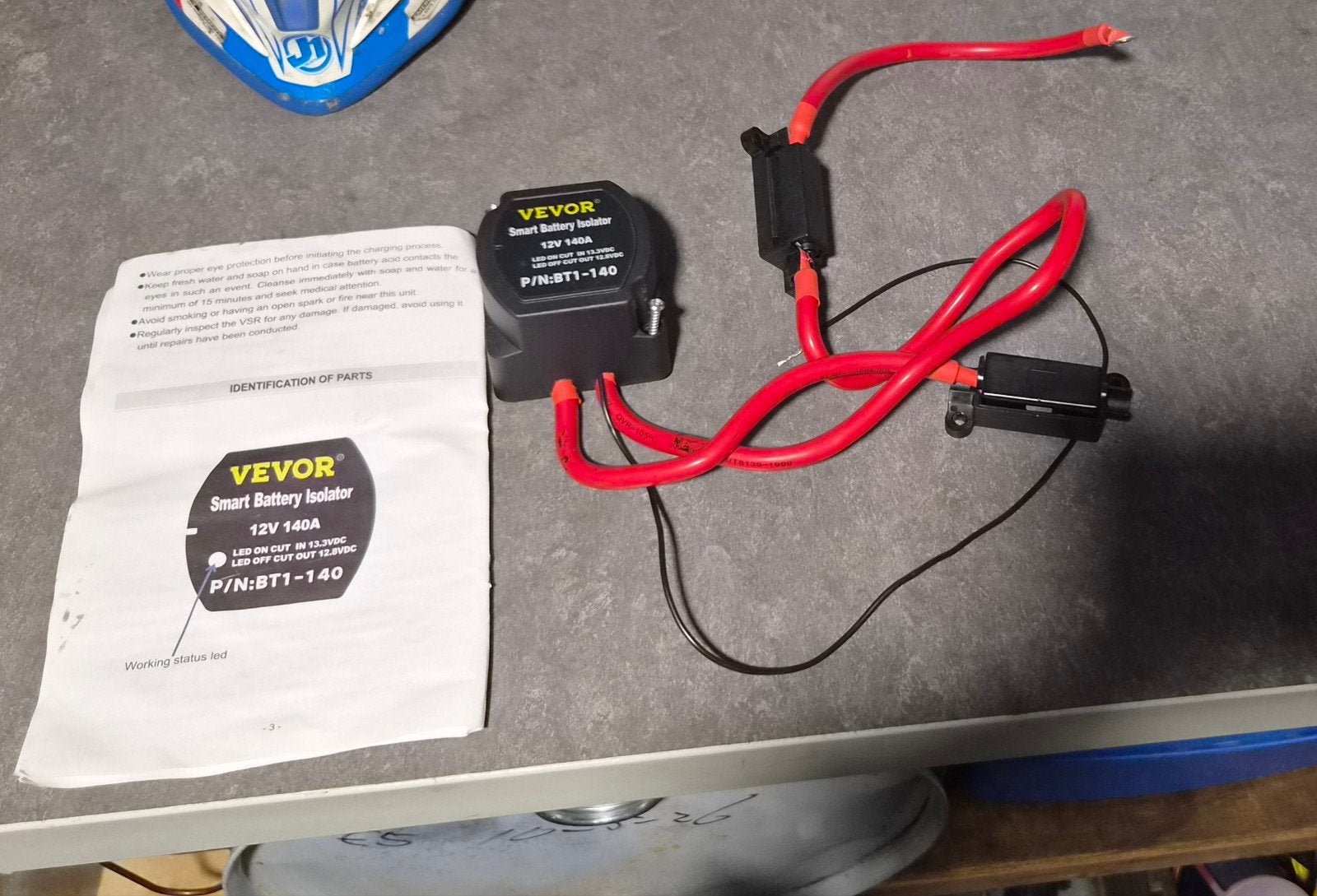 accu isolator batterij camper, Ophalen of Verzenden, Gebruikt